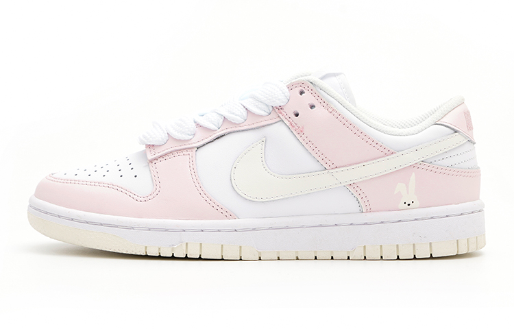 

Кроссовки Nike Dunk Skateboard Shoes Women's Low-Top White Pink