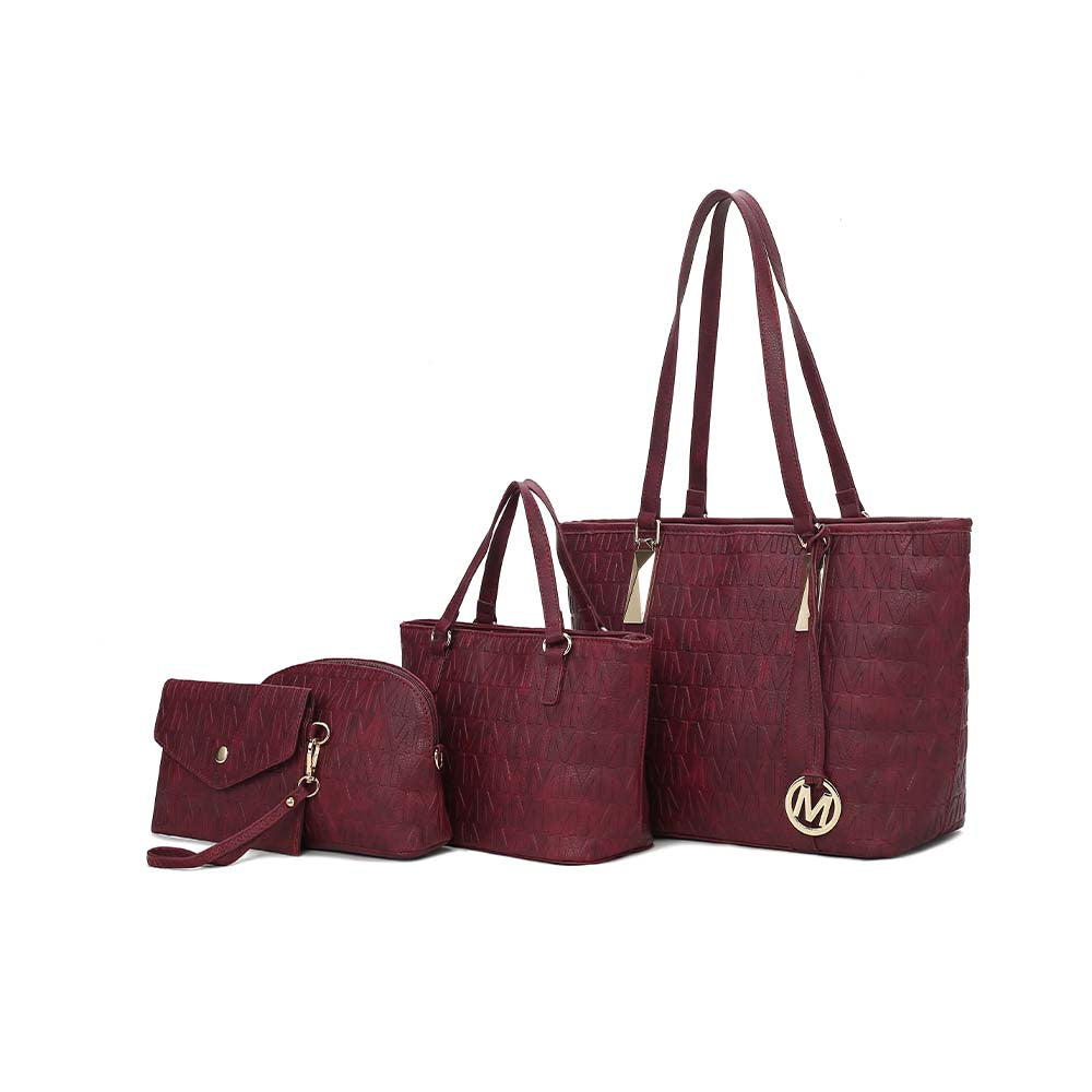

Сумка-тоут Arya Signature, мини-сумка, чехол и браслет от Mia K MKF Collection By Mia K., цвет burgundy, Бежевый, Сумка-тоут Arya Signature, мини-сумка, чехол и браслет от Mia K MKF Collection By Mia K., цвет burgundy