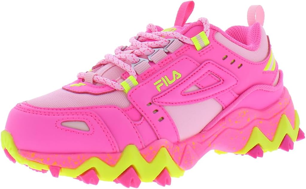 

Кроссовки Fila Solario для маленьких и больших детей, желтый/розовый