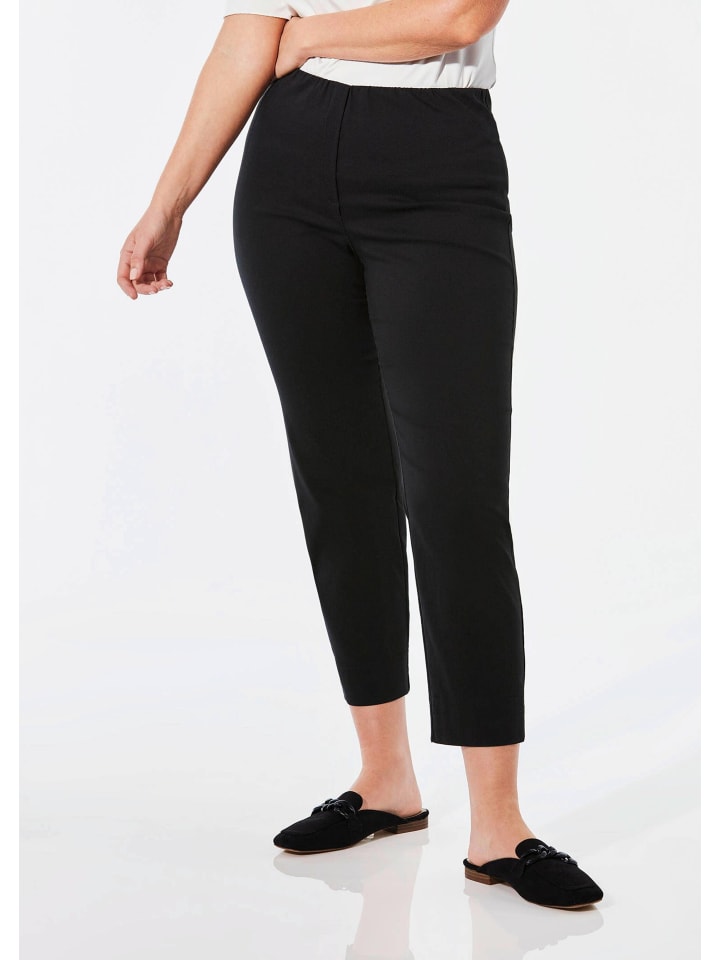 

GOLDNER Эластичные брюки 7/8, черные