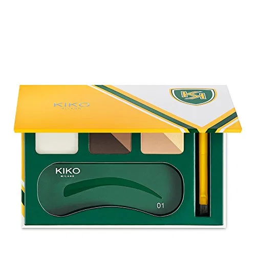 Набор для бровей «Hi-Brow Expert Eyebrow Kit» No. 03 Deep Brunette and Black Haired от Kiko Milano Kiko Milano