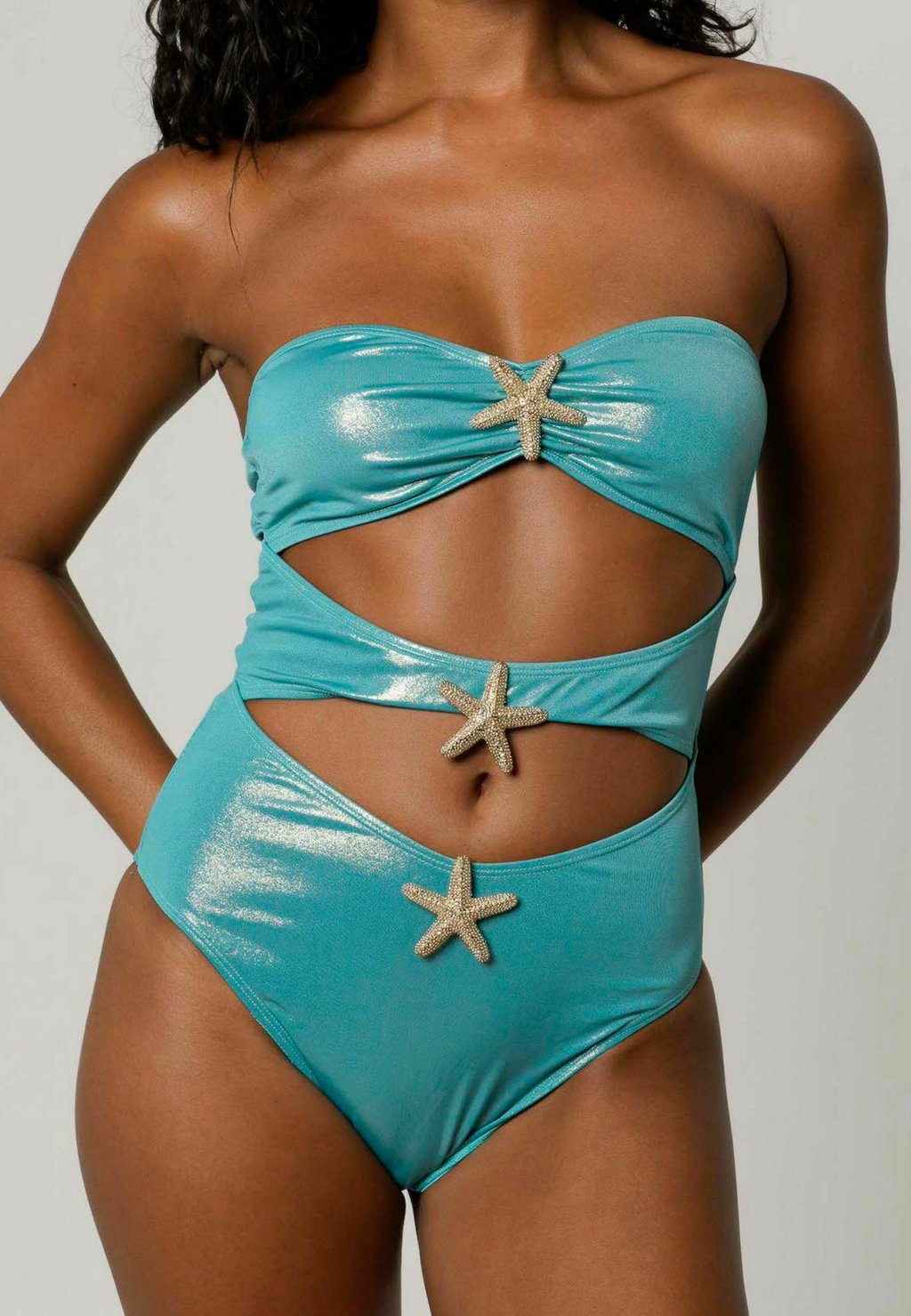 

Купальник STARFISH CUT OUT Moda Minx, бирюзовый