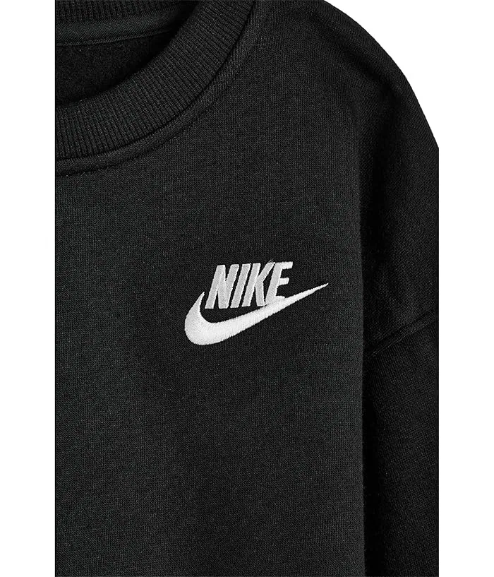 Свитшот оверсайз Nike Kids Oversized Crewneck, Black — фото 3
