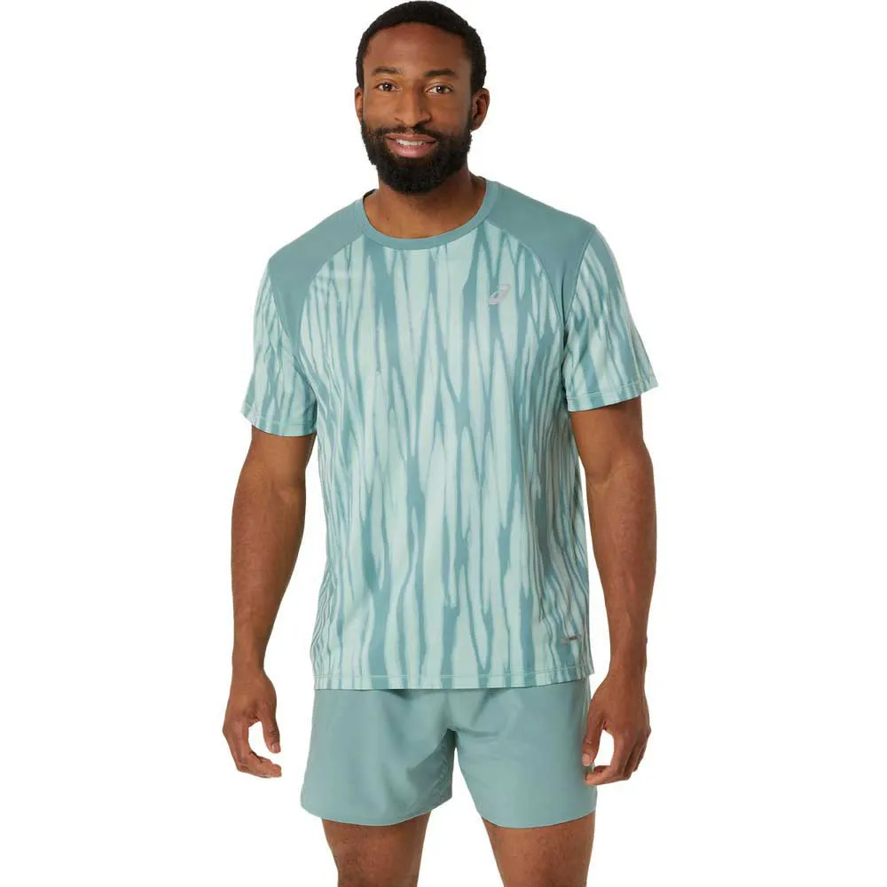 

Футболка Asics Road All Over Print, зеленый