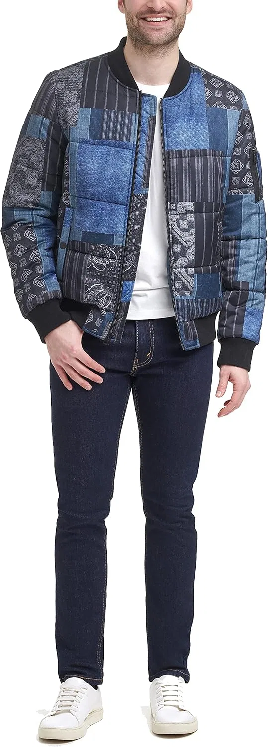 Мужская стеганая куртка-бомбер Levi's — фото 4