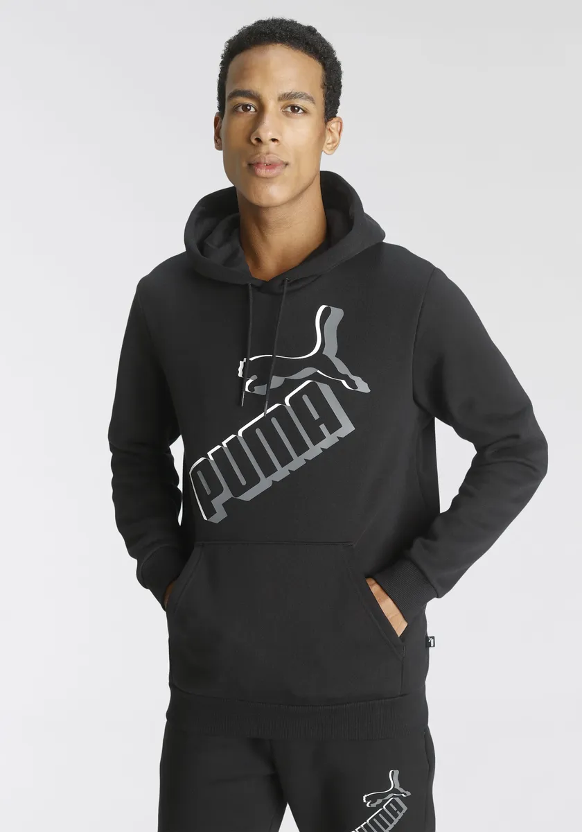 

Толстовка PUMA с капюшоном "ESS+ BIG LOGO HOODIE FL", черный