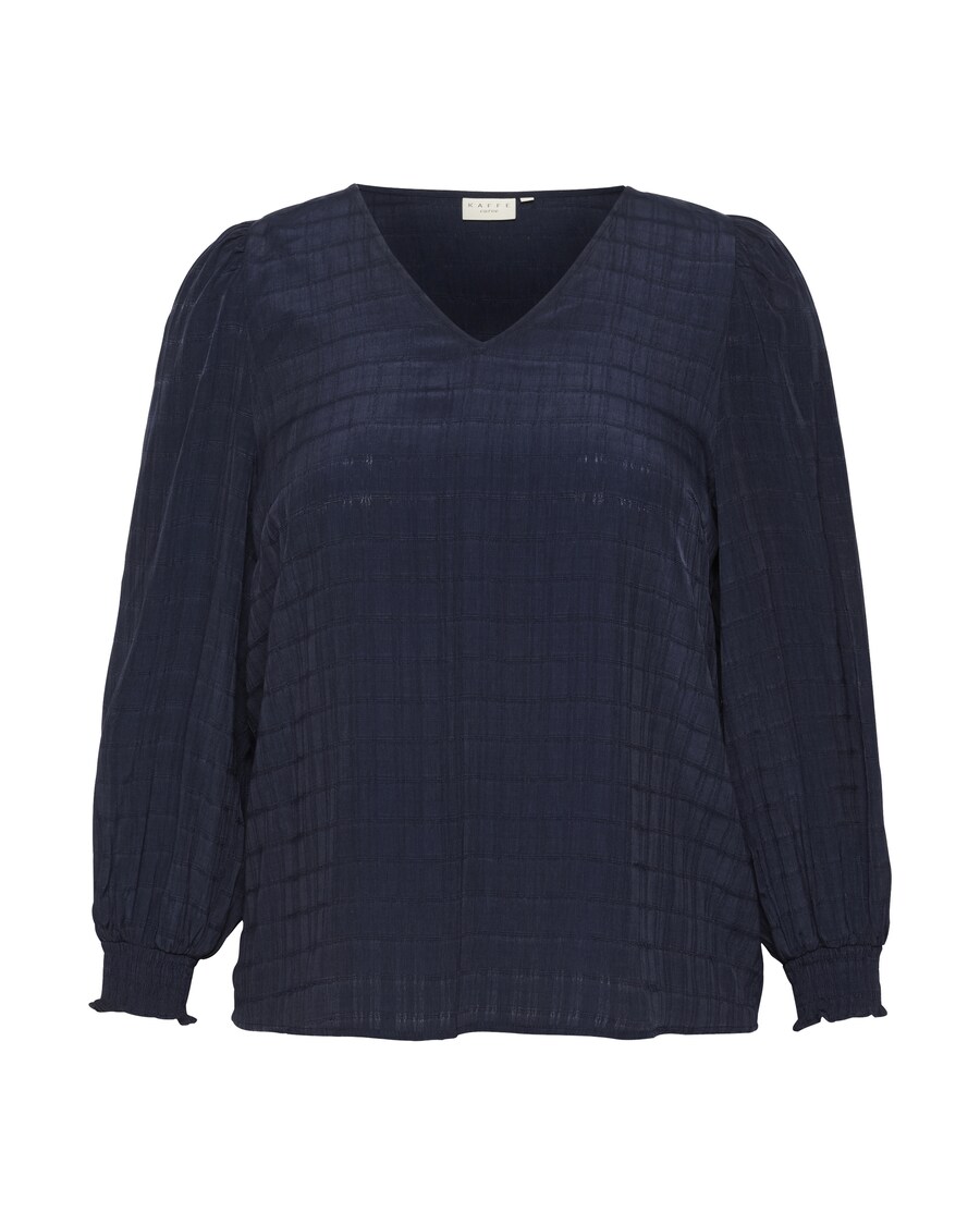 

Блузка KAFFE CURVE Lisana, морской синий