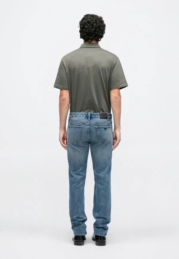 Брюки с карманами прямые джинсы Emporio Armani, Medium Blue Denim — фото 4