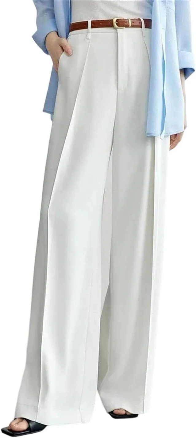 

Женские брюки с высокой талией и карманами