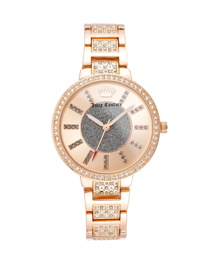 

Модные женские часы из розового золота Juicy Couture, желтый