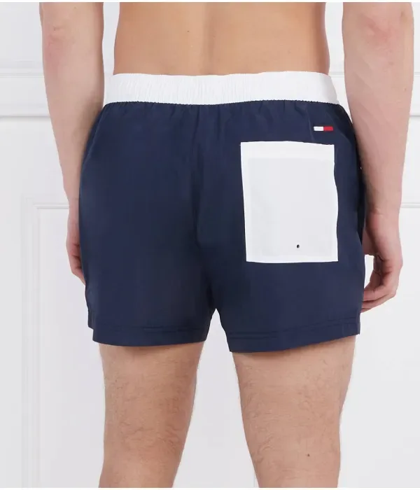 Пляжные шорты slim fit Tommy Hilfiger, темно-синий — фото 2