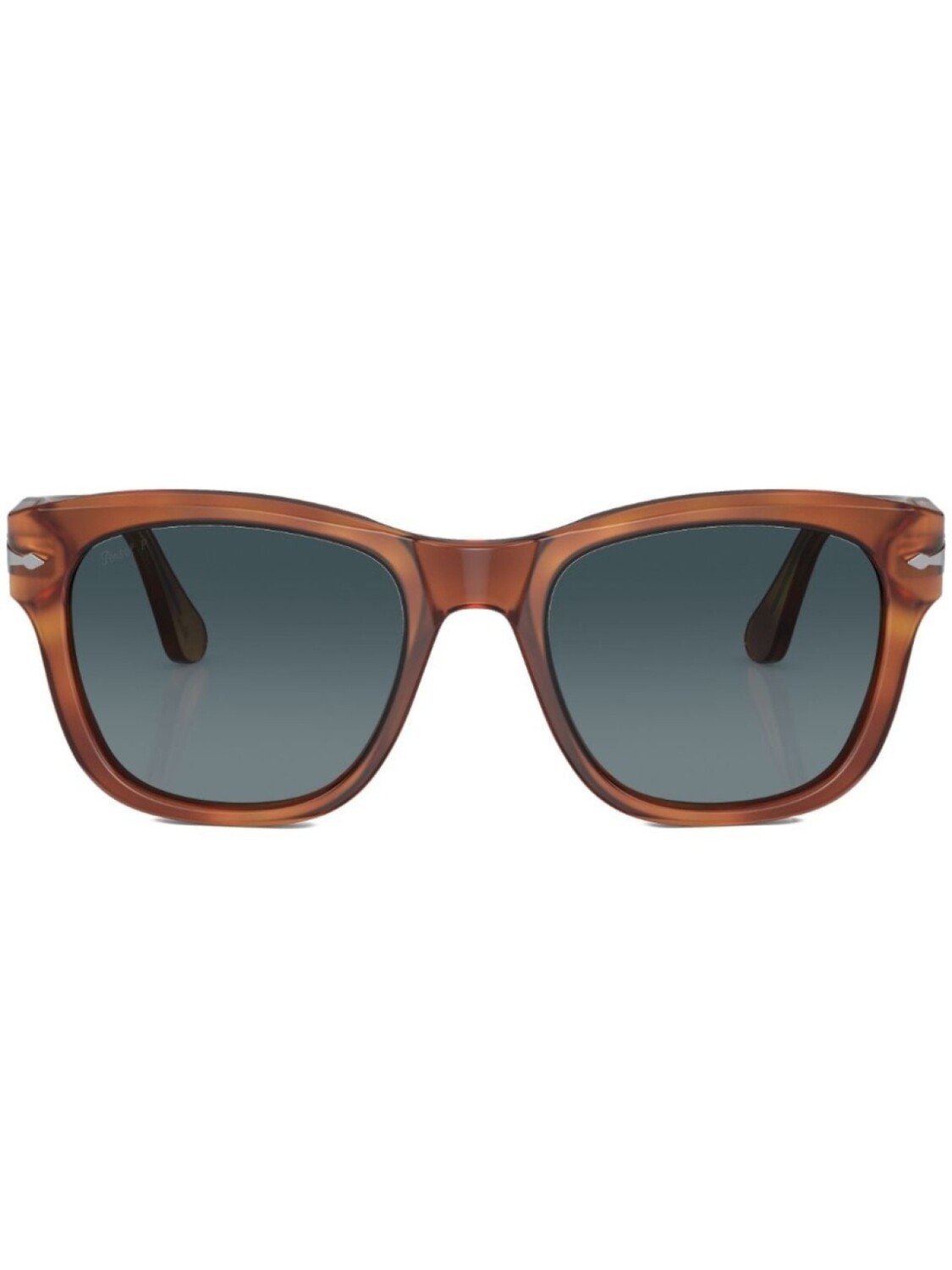 

Persol солнцезащитные очки в круглой оправе, коричневый