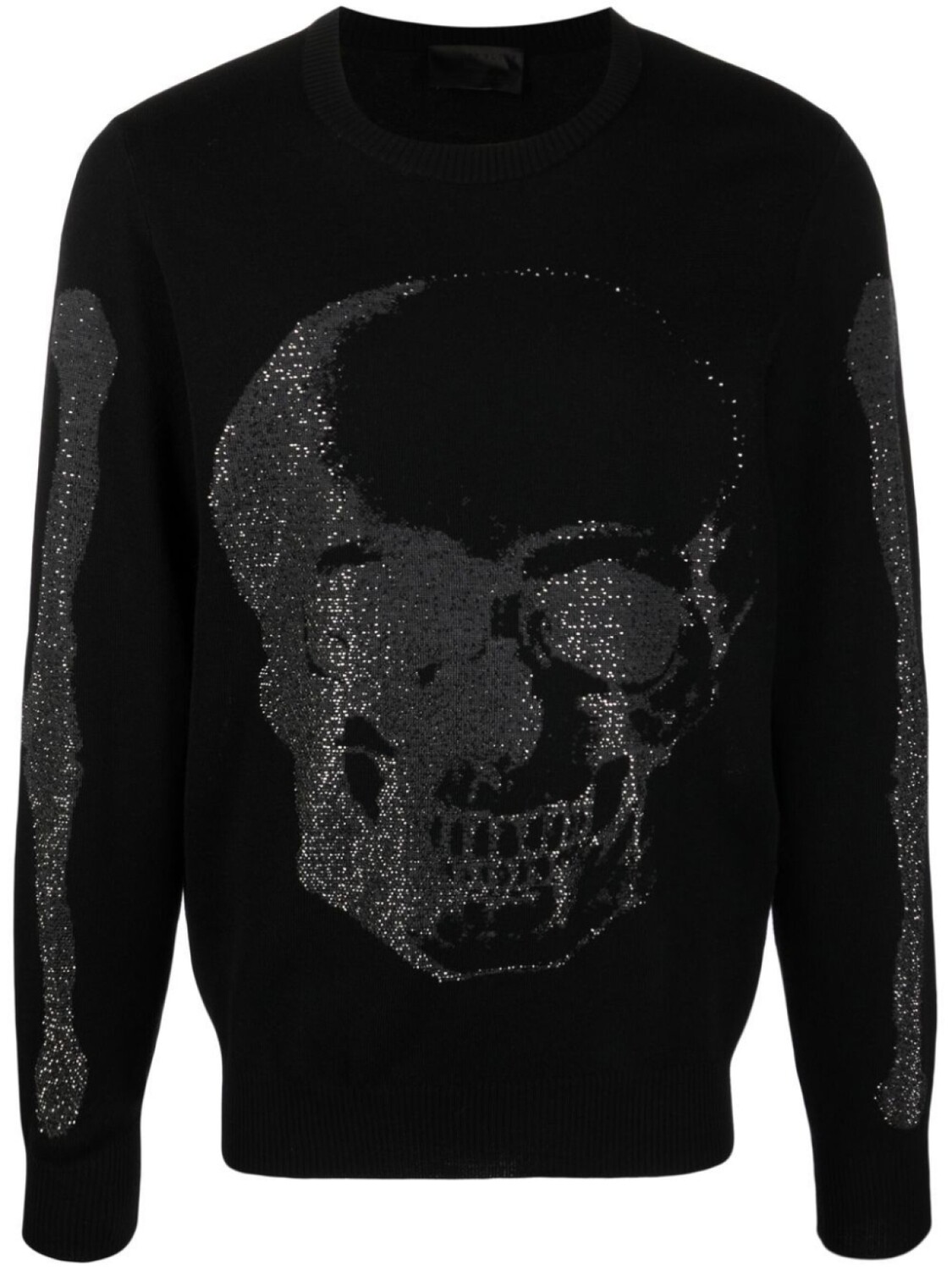 

Philipp Plein джемпер с кристаллами, черный