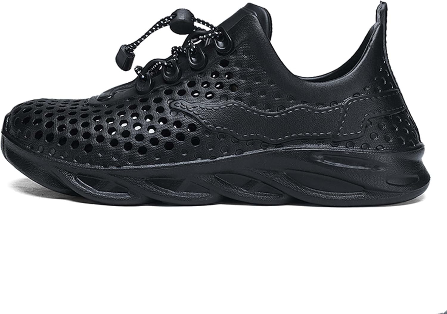 

Мужские дышащие спортивные прогулочные кроссовки для активного отдыха с противоскользящими носками и тапочками Generic, черный