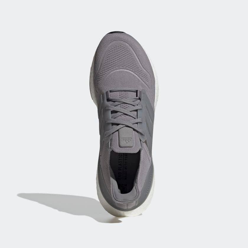 Мужские беговые кроссовки Adidas Ultraboost 22, серый/черный — фото 3