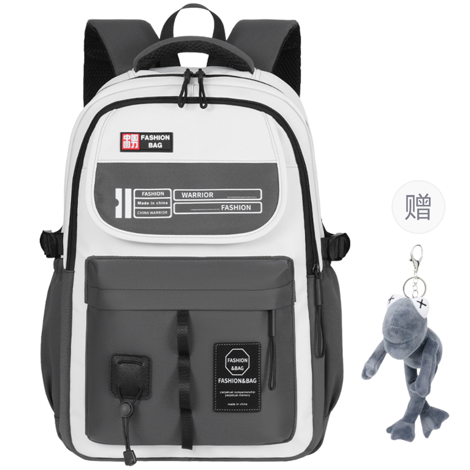 

WARRIOR Нейлоновый рюкзак Unisex Gray/White Blue