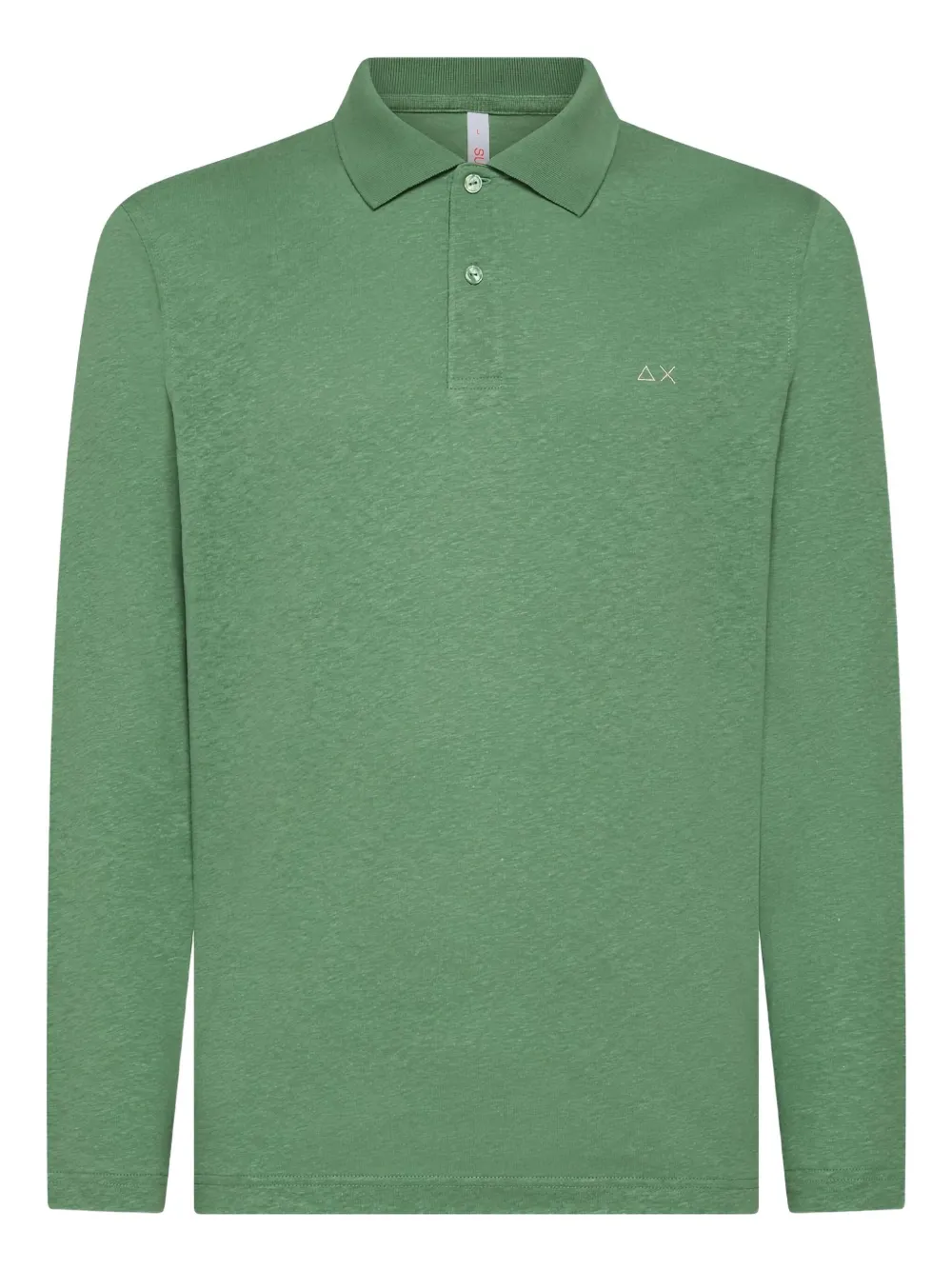 

Поло с длинными рукавами Sun67, зеленый