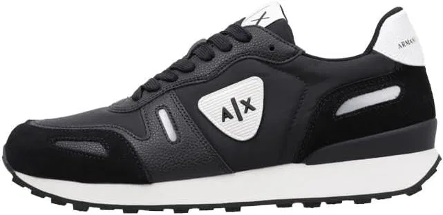 Мужские низкие кроссовки Armani Exchange XUX149 Black