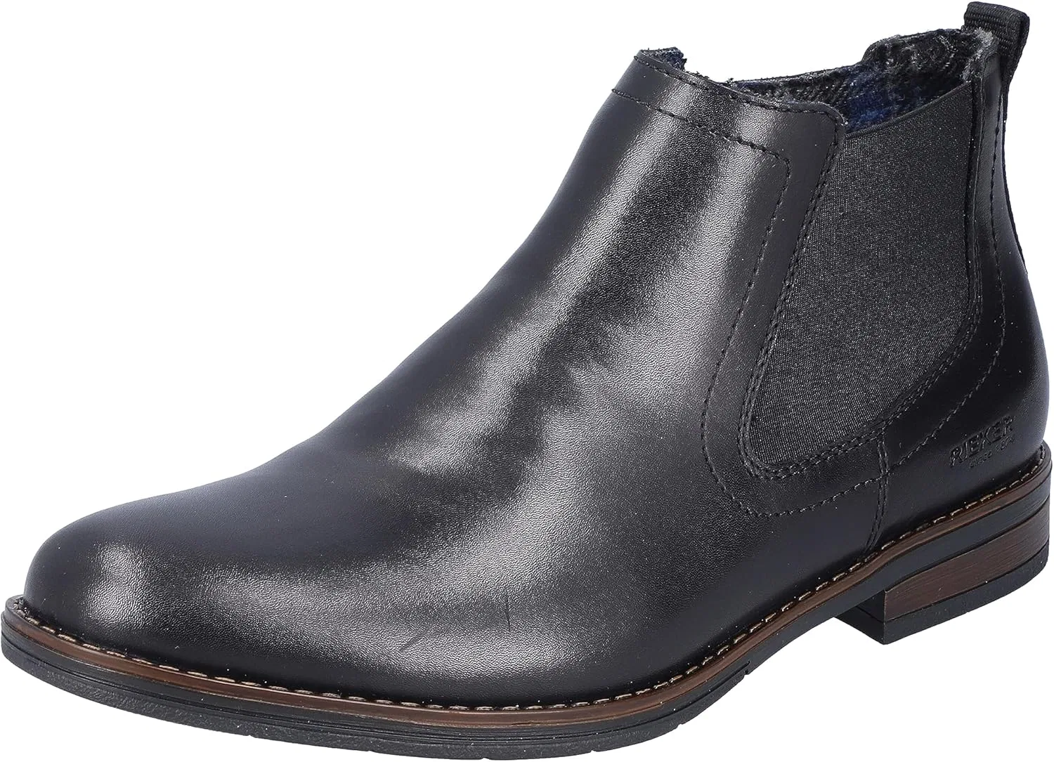 Мужские ботинки Rieker 10374Челси, Black 00