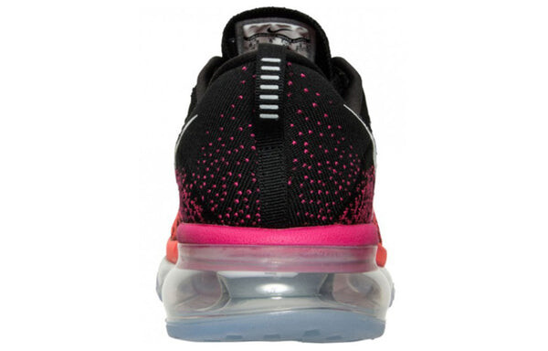 Кроссовки flyknit max черно- pnk фольга h Nike, красный — фото 4