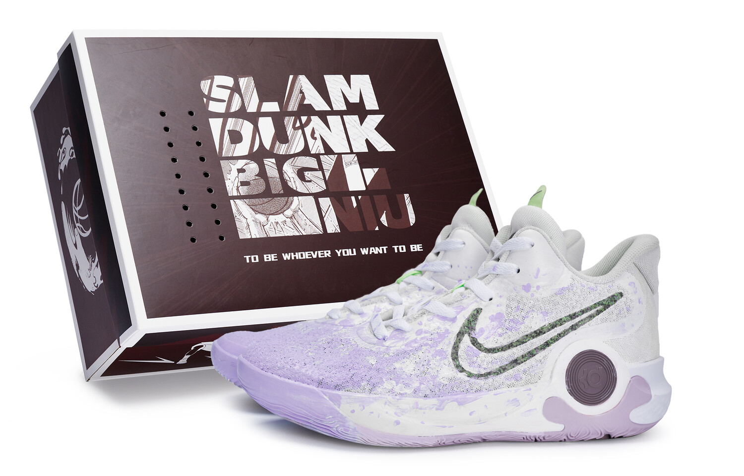 

Кроссовки Nike KD Trey 5 IX Vintage Basketball Shoes Unisex Mid-top Purple, фиолетовый