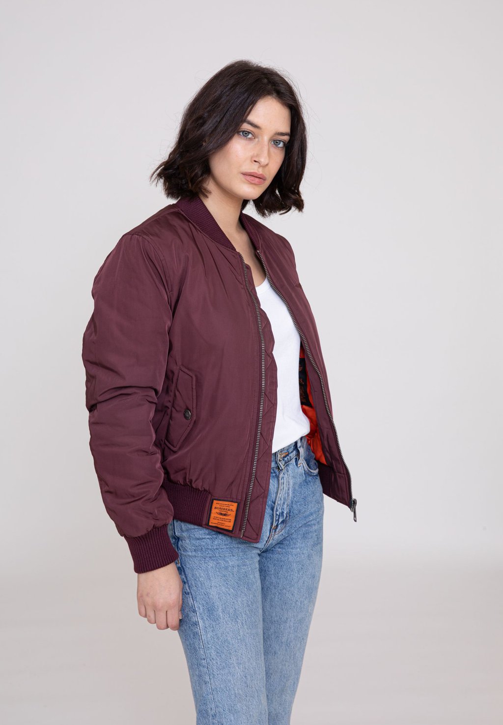 

Куртка-бомбер ORIGINAL Bombers, бордовый
