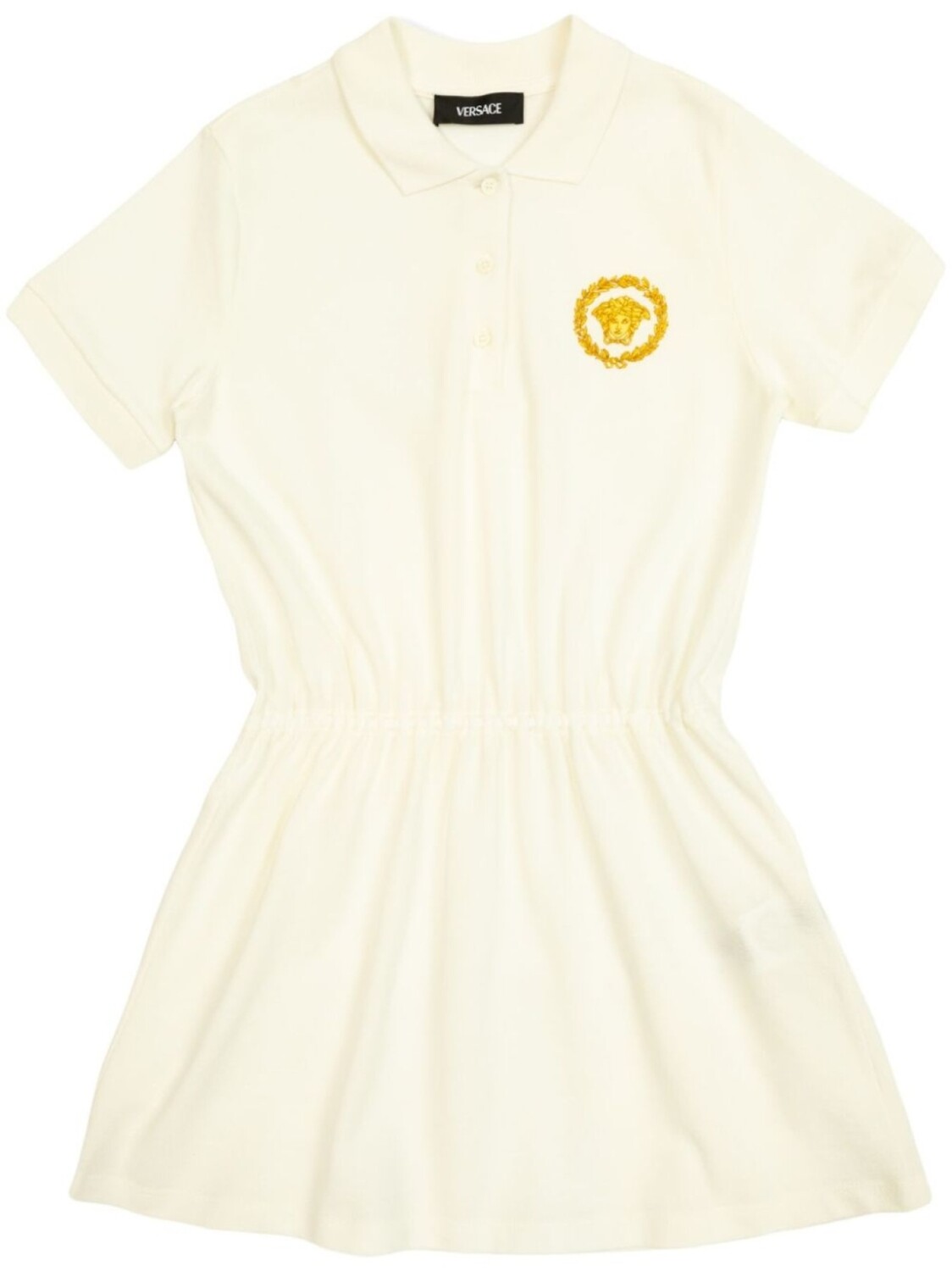 

Versace Kids платье с декором Medusa, белый
