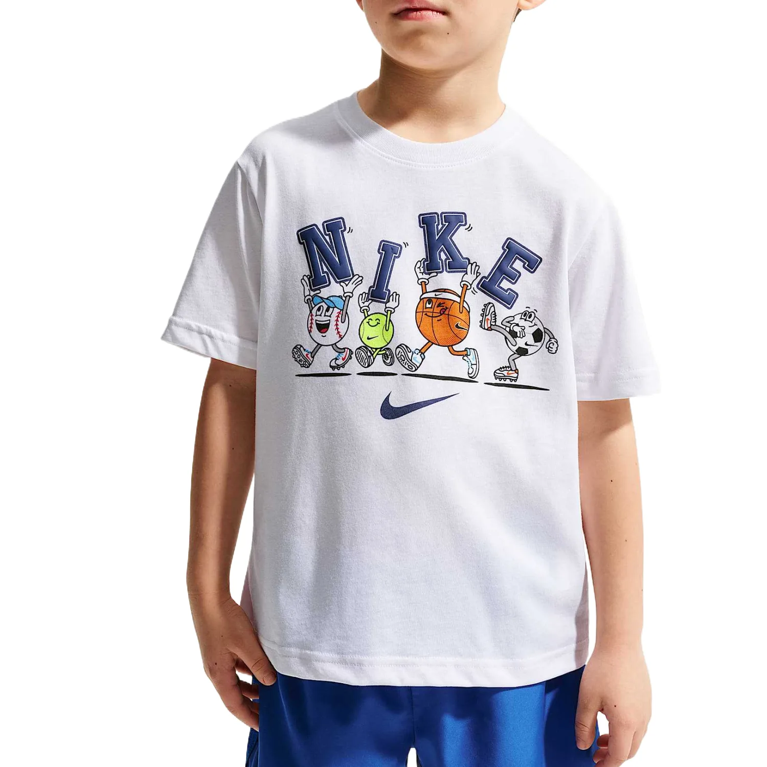 Футболка детская 3-7 лет Nike, белый