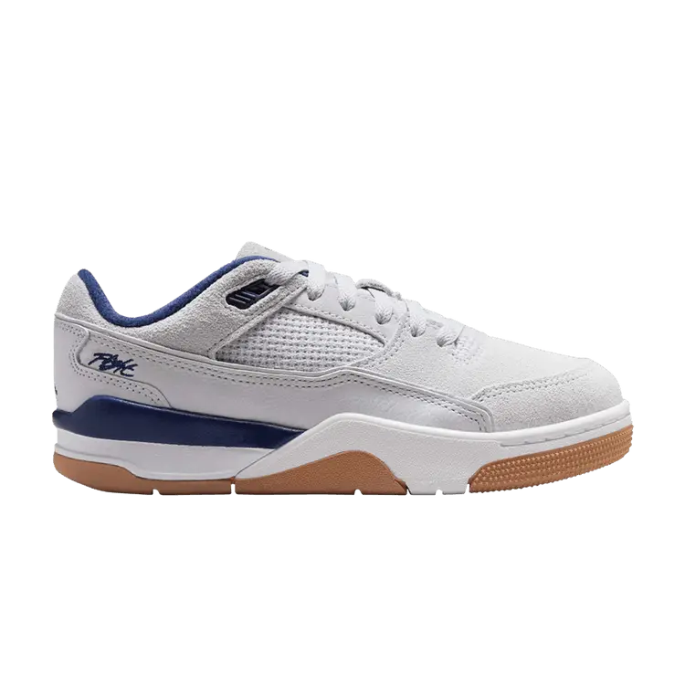 

Кроссовки Jordan Flight Court GS 'Neutral Grey Midnight Navy Gum', серый
