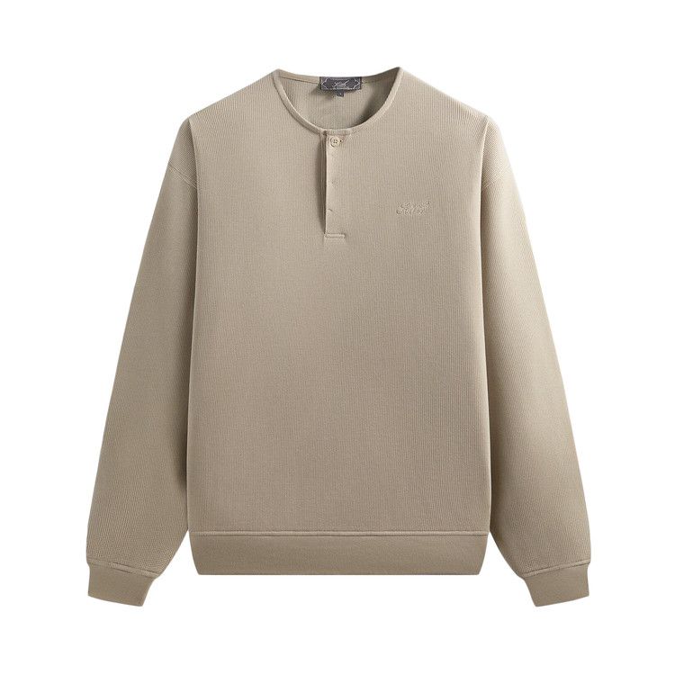 

Пуловер Kith Micro Waffle Colby Pullover, Plaster