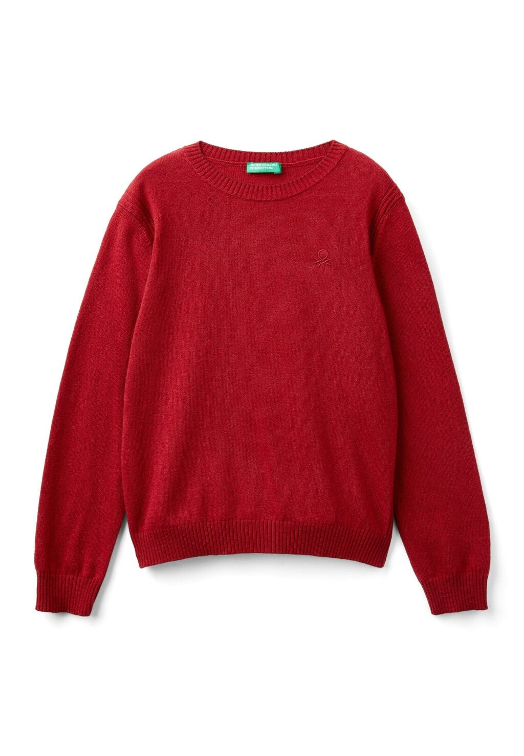 

Вязаный свитер CREW NECK United Colors of Benetton, красный
