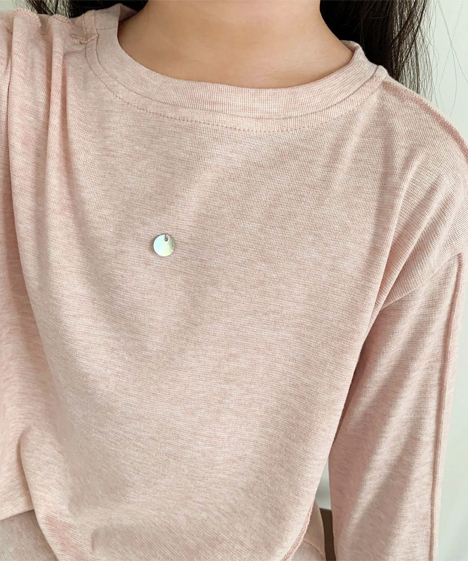 Детский асимметричный топ с вырезом [aimoha-KIDS-] Aimoha Kids, pink — фото 3