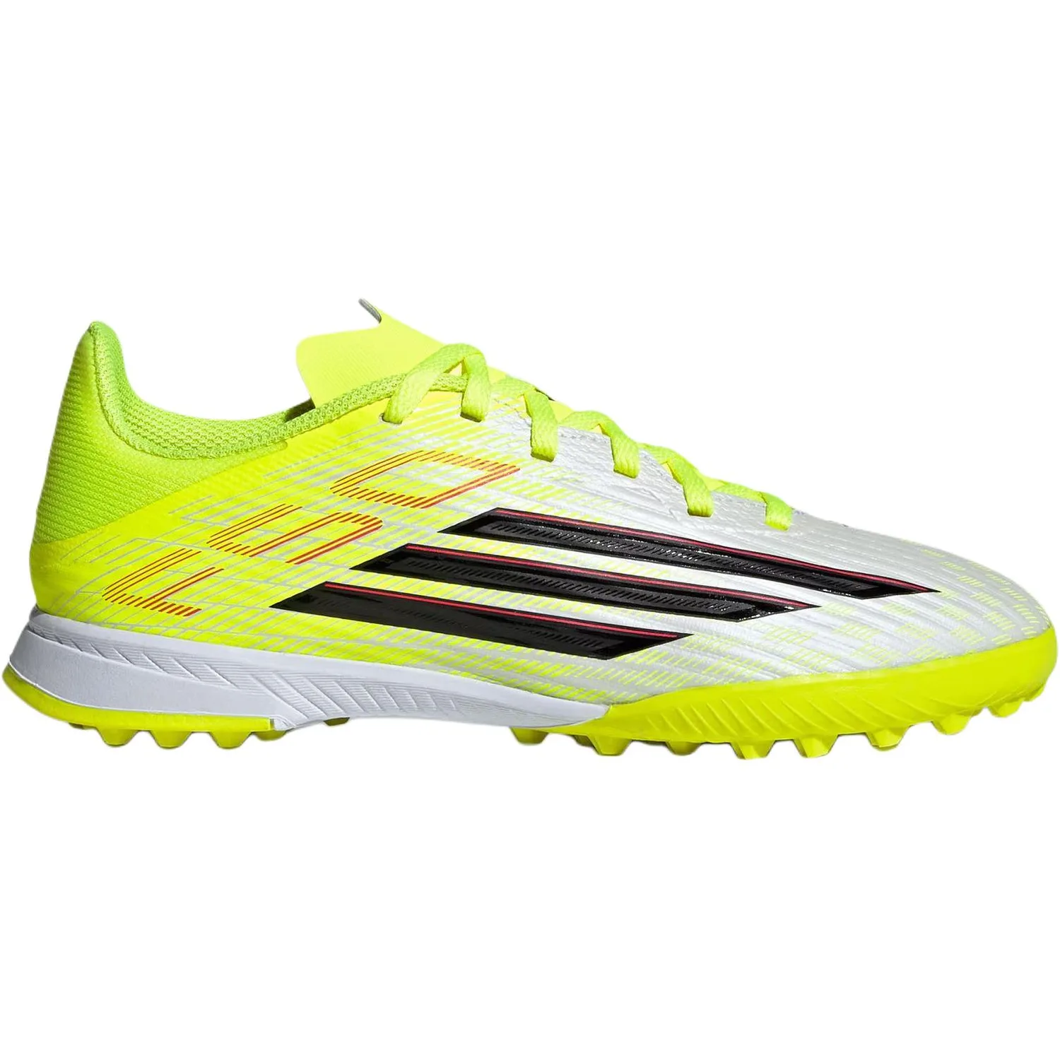 Adidas Футбольные бутсы F50 League Low top Neon Yellow Black детские — фото 3