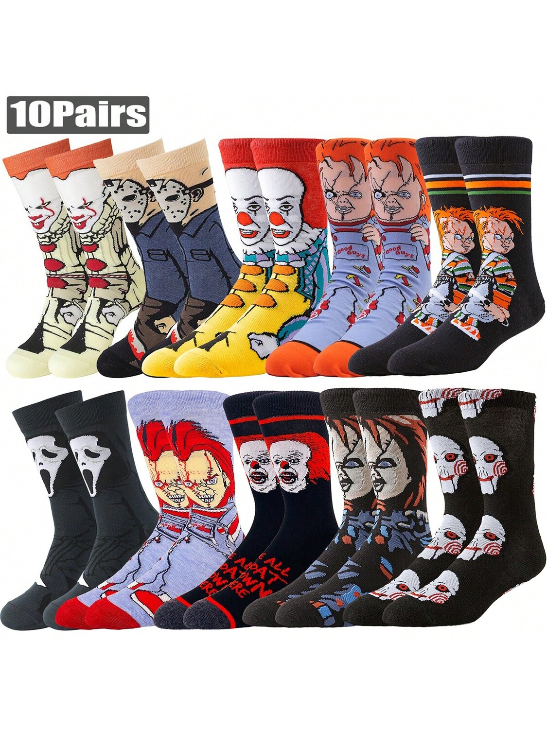 

10 пар носков с героями мультфильмов: Warner Bros