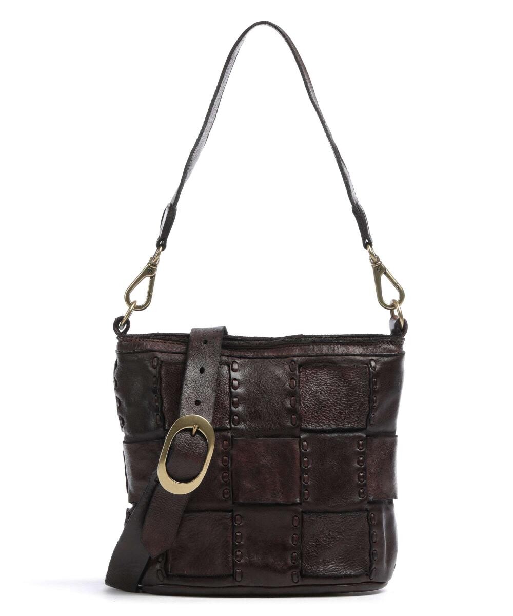 

Сумка-ведро из мелкозернистой яловой кожи. Campomaggi, коричневый