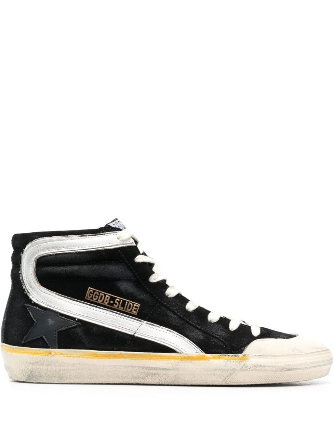 

Golden Goose высокие кеды Slide Penstar, черный