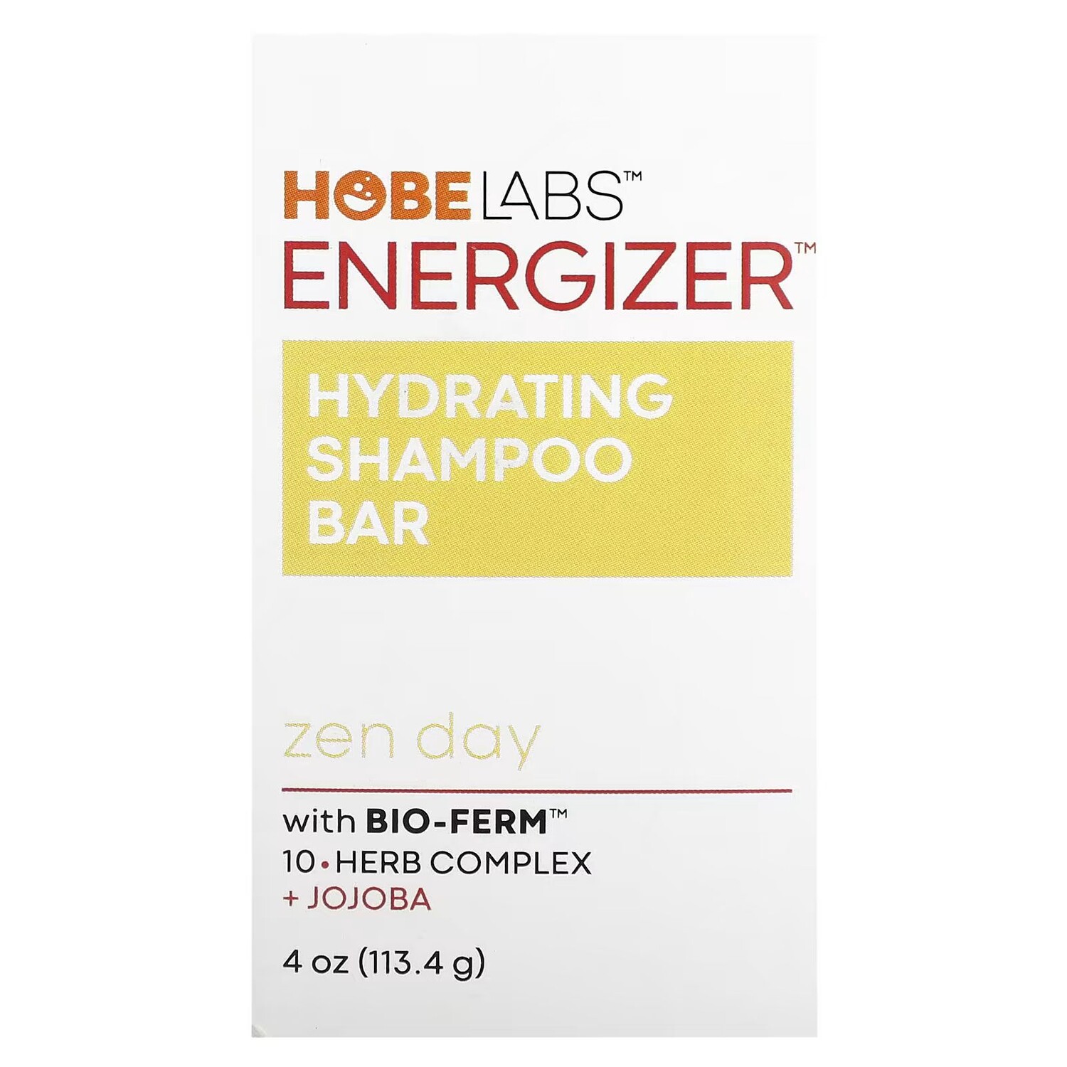 

Energizer, Увлажняющий шампунь, Zen Day, 4 унции (113,4 г) Hobe Labs