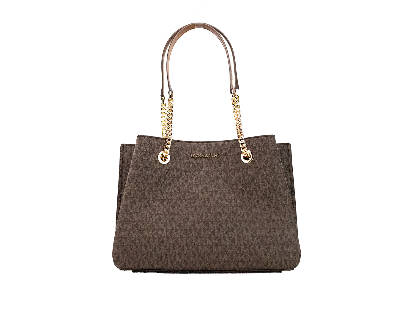 

Сумка-кошелек Teagen Large Brown Signature PVC Long Drop Michael Kors