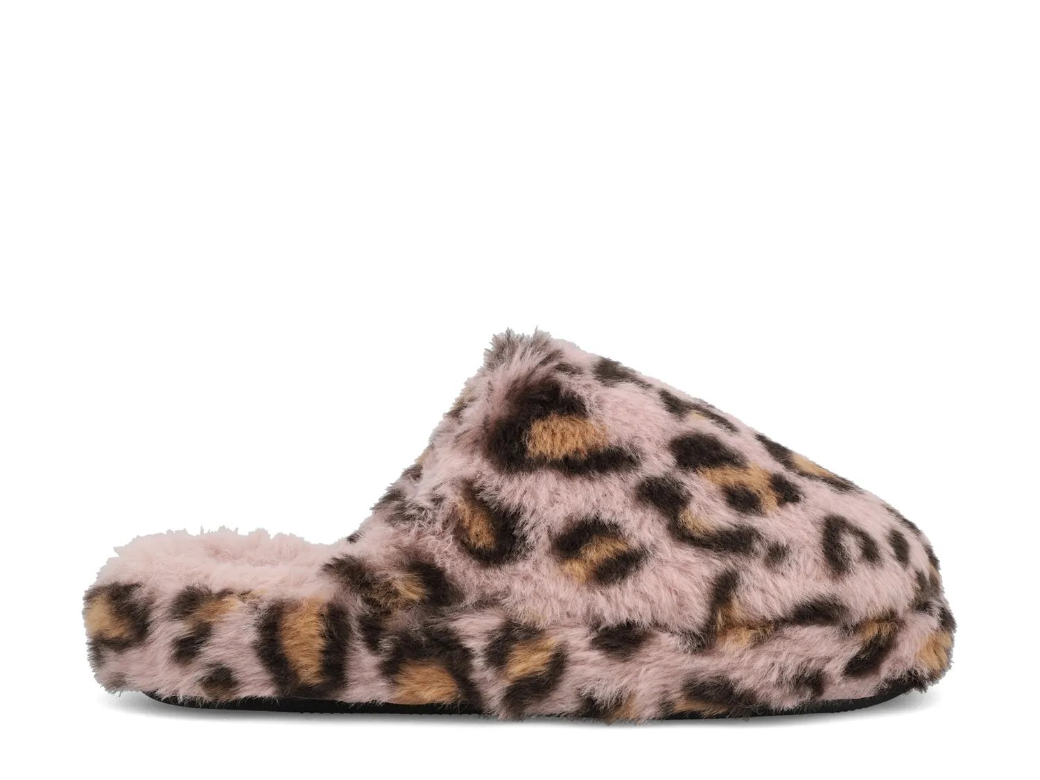 Тапочки Mia Sled Slipper, Black/Pink Leopard Print — фото 3