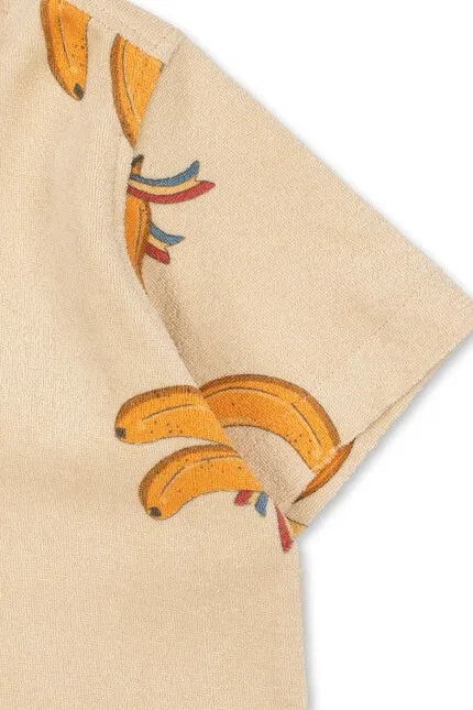 Рубашка детская с фруктовым принтом ITTY SHIRT Konges Sløjd, желтый — фото 4