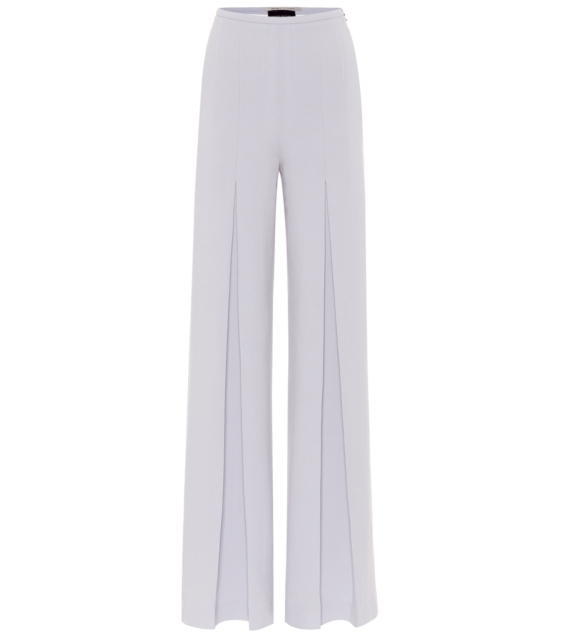 

Брюки из шерстяного крепа Roland Mouret, серый