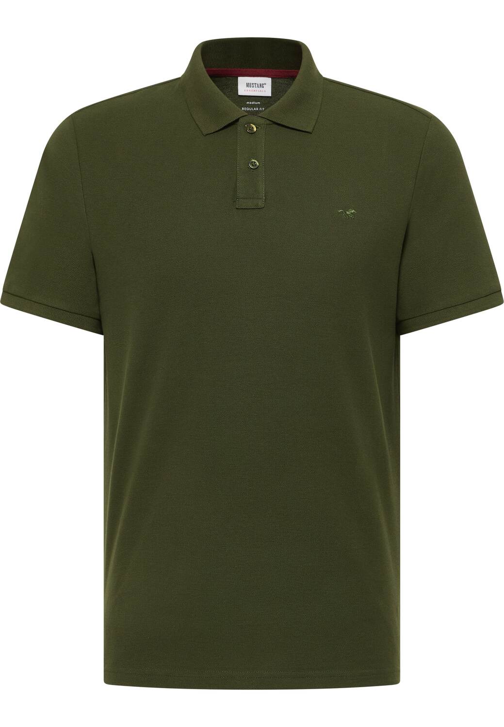 

MUSTANG Футболка 'Palco' в темно-зеленом цвете