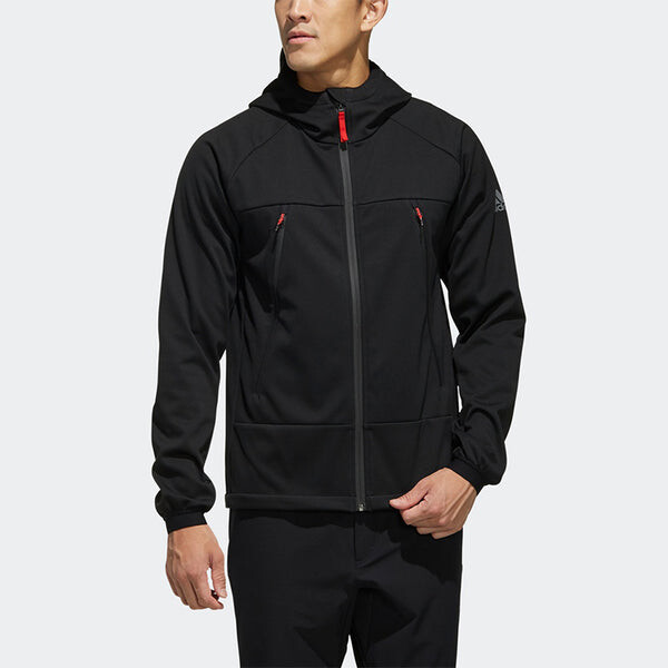 Куртка softshell ho outdoor casual sports куртка с капюшоном Adidas, черный — фото 3