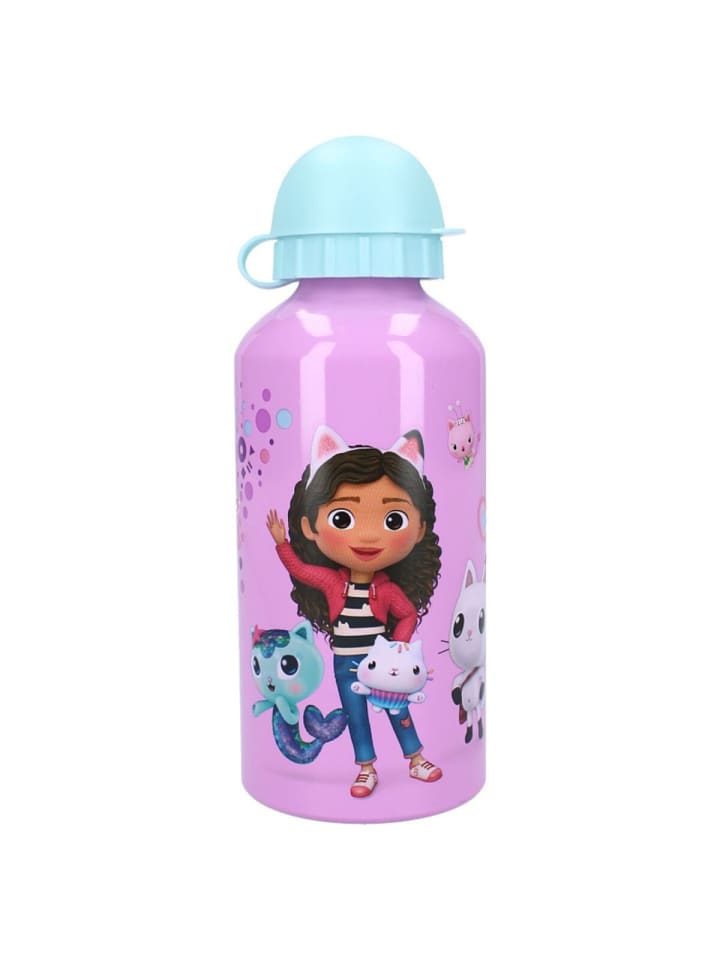 

Алюминиевая бутылка для воды объемом 400 мл для детей Gabby's Dollhouse