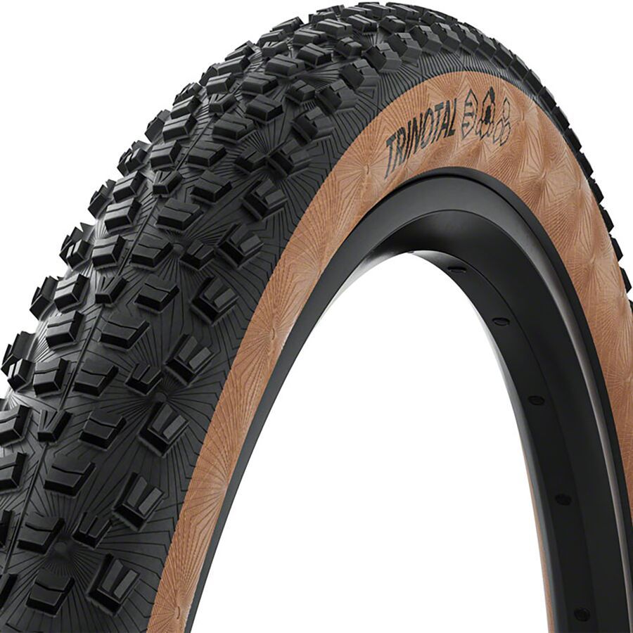 

Бескамерная шина Trinotal 29 дюймов Continental Continental, Black/Trans,Folding,Grip,Race Casing,E25