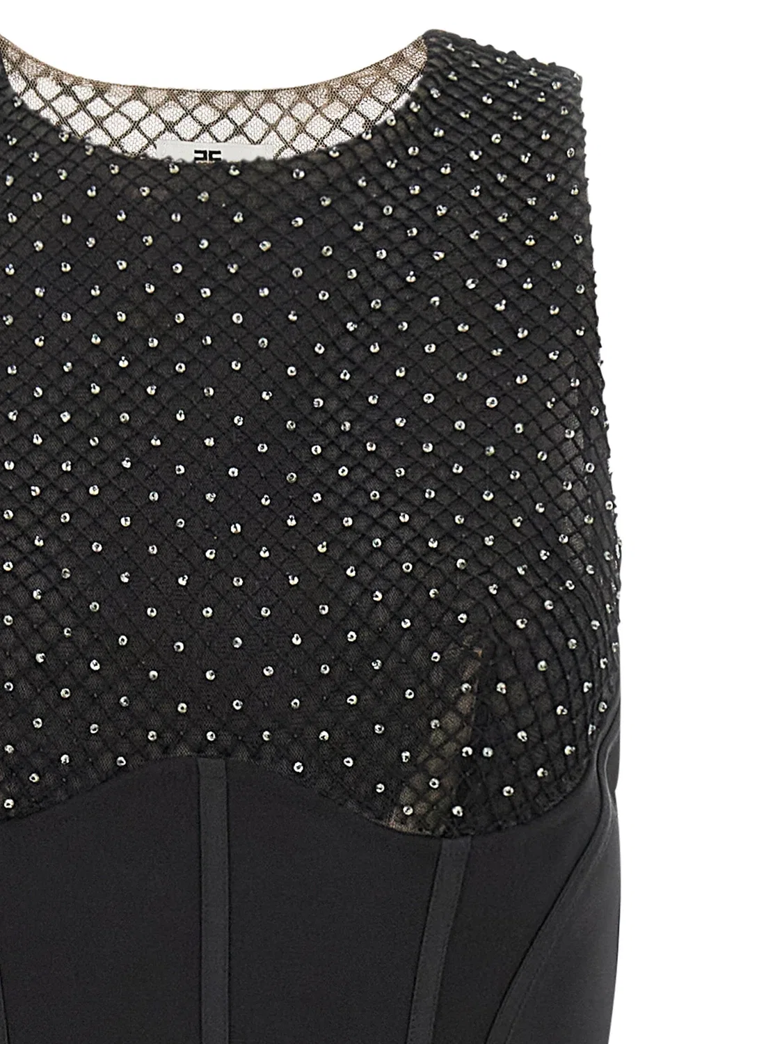 Платье «Красная дорожка» Elisabetta Franchi, черный — фото 3