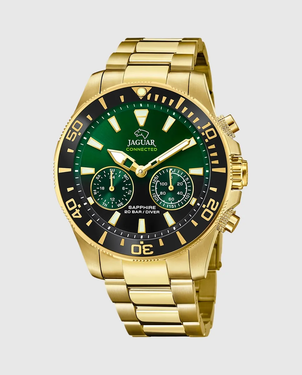 

J899/5 Мужские часы Connected в корпусе из золотой стали Jaguar