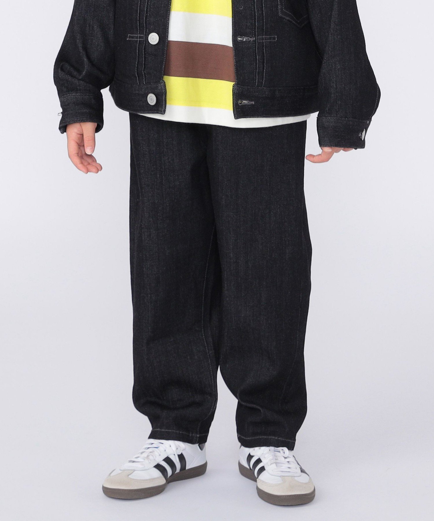Детские брюки SHIPS: 100-130 см / Джинсовые брюки в винтажном стиле SHIPS KIDS, Black — фото 2
