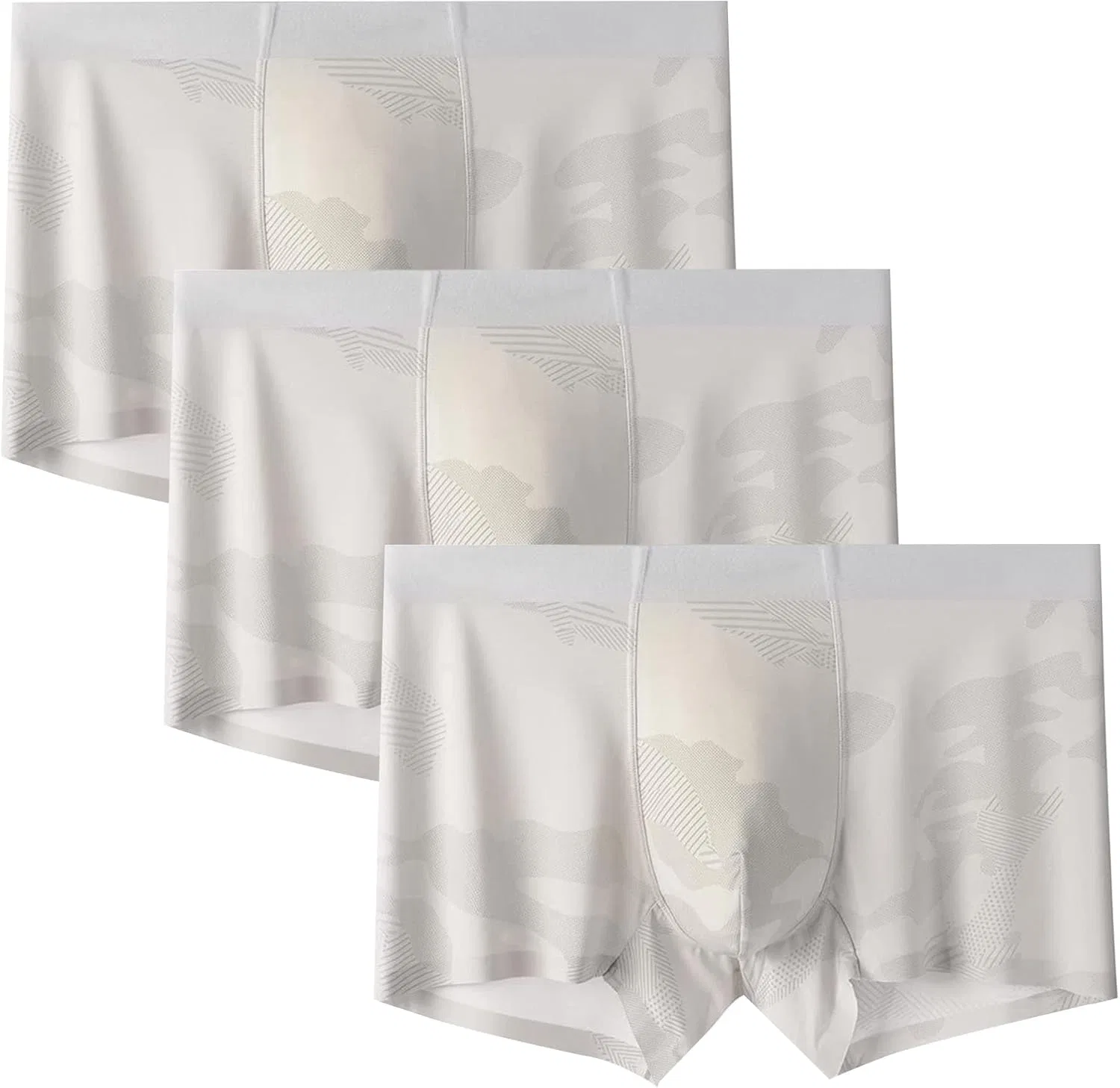 Боксеры шелк, Ice, White 3pc