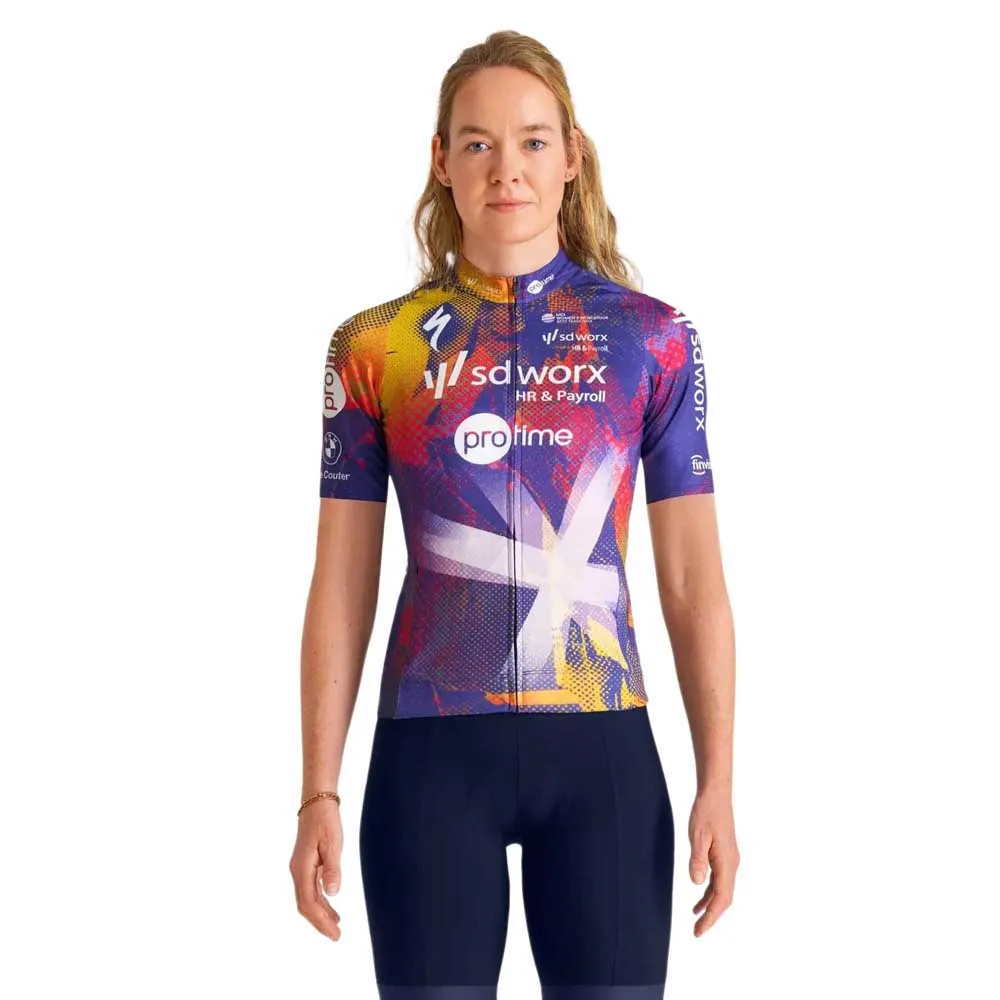 

Джерси Specialized SBC Foundation Graphic Team Replica SD Worx short sleeve, мультиколор